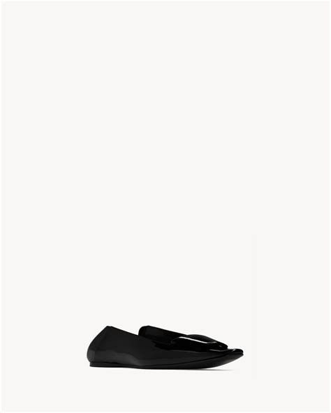 yves saint laurent ballerinas|POPPY ballerinas in patent leather .